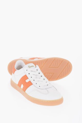 Leather COOL H647 Low Top Sneakers with Contrasting Details