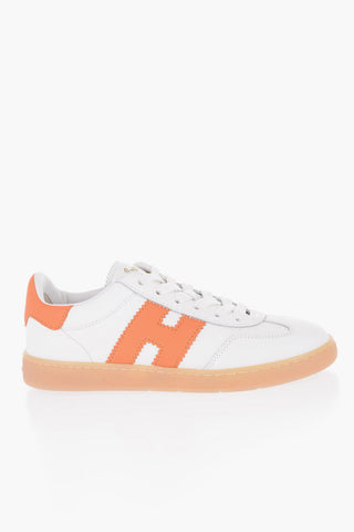 Leather COOL H647 Low Top Sneakers with Contrasting Details