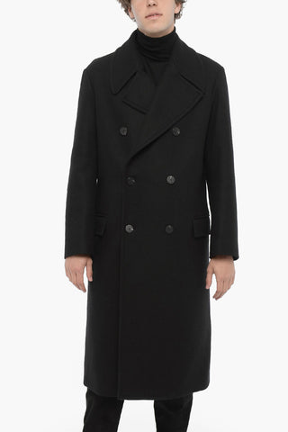 Slim Fit Double Breasted Coat
