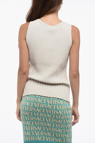 LEISURE Ribbed Cotton Blend FETTA Top