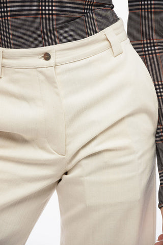 THE MUPPETS Jeans a Gamba Ampia con Dettaglio Orlo Risvoltato