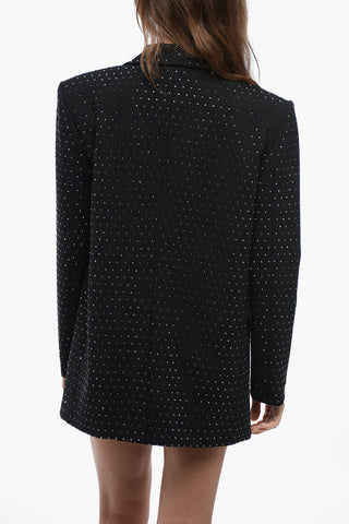 Oversized GUIA Blazer with Rhinestone Application