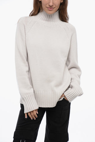 S Maglia a Collo Alto MANTOVA in Misto Cashmere