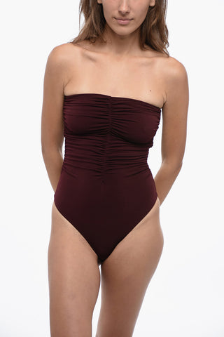 Stetchy Band Body with Drapped Detailing