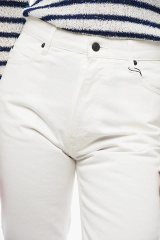 High-Waist Denims with Straight Fit 17cm