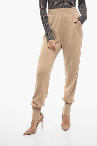 Joggers in Puro Cashmere con Polsini