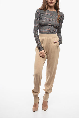 Joggers in Puro Cashmere con Polsini