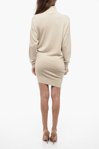 Knitted GAELYS Minidress with Side Zip