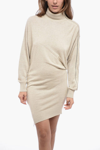 Knitted GAELYS Minidress with Side Zip