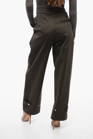 Pantaloni Balloon-Fit a Due Pinces con Martingala