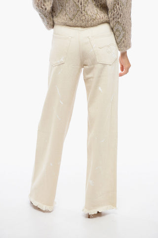 5-Pocket Straight Fit Cotton Pants