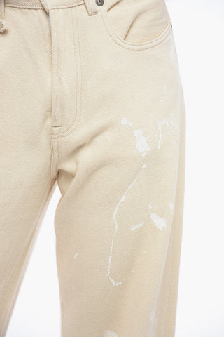5-Pocket Straight Fit Cotton Pants