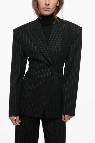 Fitted OTTAVIA Blazer with Lurex Motif