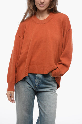 Crew Neck Wool and Cashmere Sweater