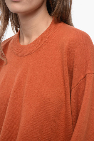 Crew Neck Wool and Cashmere Sweater