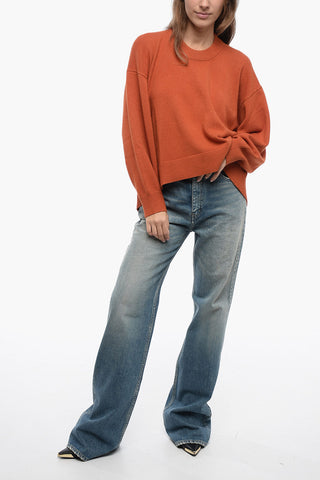 Crew Neck Wool and Cashmere Sweater