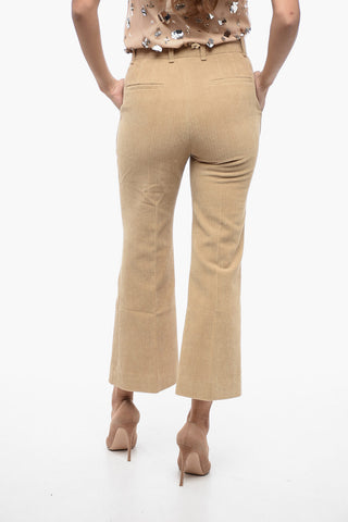 Flared Fit Corduroy Chinos Pants