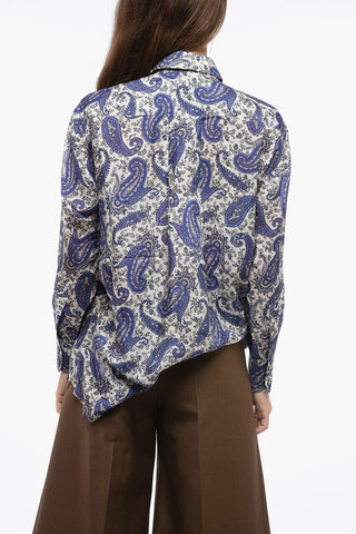 Camicia Relaxed DEVI in Seta a Fantasia Paisley