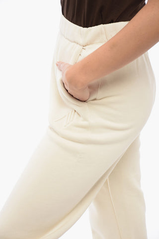 Joggers PENNY in Cotone Felpato con Logo in Rilievo
