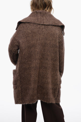 Open Front Wool Blend ATHENA Cardigan
