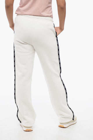 Cotton Sweatpants with Side Logoed Bands