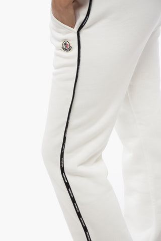 Cotton Sweatpants with Side Logoed Bands