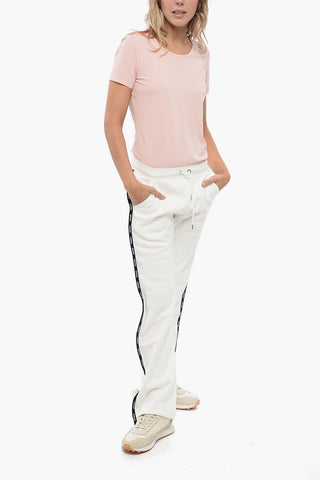 Cotton Sweatpants with Side Logoed Bands