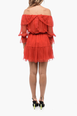 Chiffon Pleated Dress