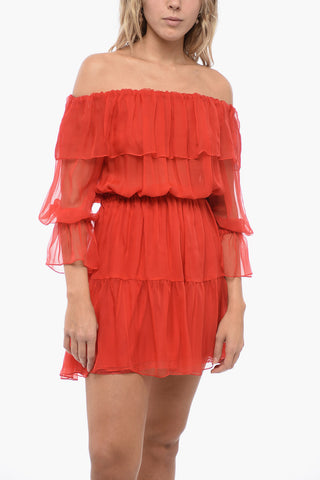 Chiffon Pleated Dress