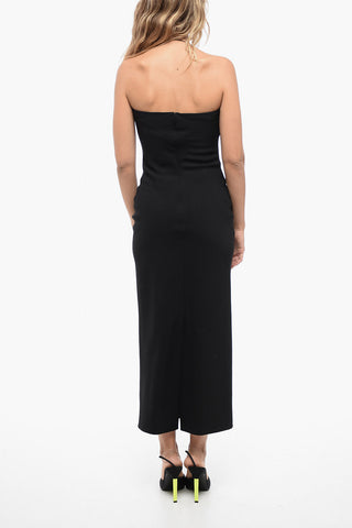 Kleid aus Wolle mit Metallösen