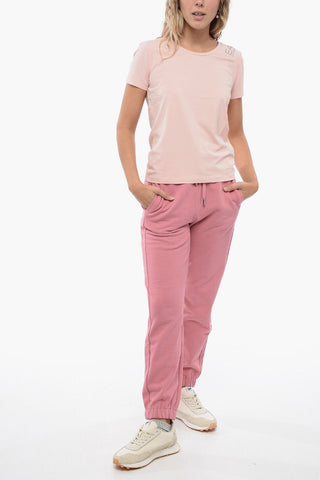 EA7 Crew Neck Stretch Cotton T-Shirt