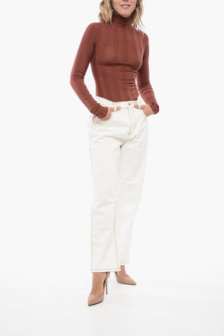 Jeans Straight Fit High-Rise 25cm