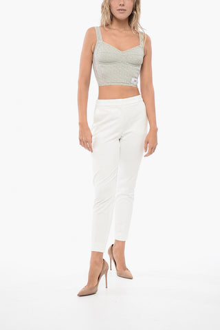 Stretchy Viscose Pants with Skinny Fit