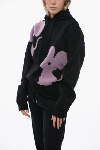 Felpa Hoodie MOUSE in Maglia