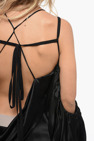 Asymmetric MELBA Dress with Cut Out Detailing