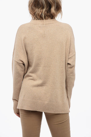 Cut-Out HINGE Pullover with Metallic Details