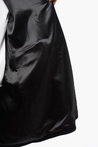 EMPORIO Wool Dropped- Sholuder Coat with Flared Fit