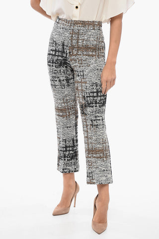Stretchy LEO Pants with Abstract Pattern