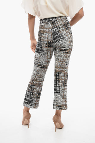 Stretchy LEO Pants with Abstract Pattern