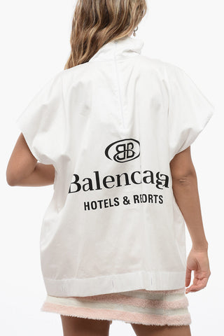 HOTEL & RESORTS Oversized PILLOW Top with Rear Print