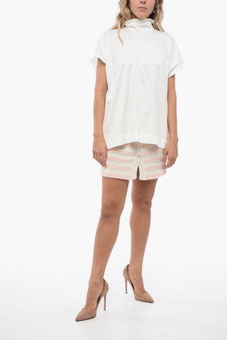 HOTEL & RESORTS Oversized PILLOW Top with Rear Print