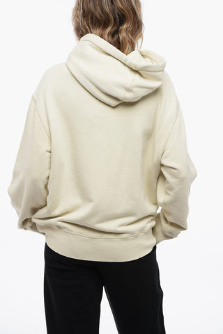 Brushed Cotton Hoodie with Front Pocket