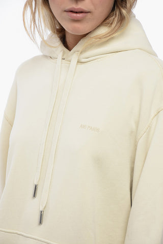 Brushed Cotton Hoodie with Front Pocket