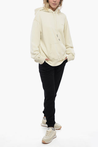 Brushed Cotton Hoodie with Front Pocket