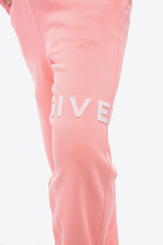 Brushed Cotton Sweatpants with Terry Logo