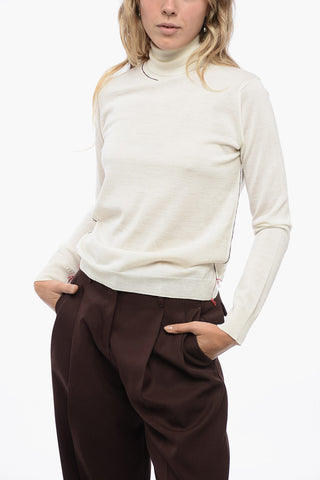 MM4 UNISEX Wool Sweater with Stitchies Detail