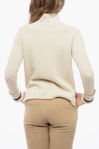 EMPORIO ICON Maglia a Collo Alto in Misto Cashmere