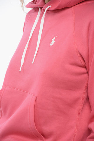 Brushed Cotton Blend Hoodie with Embroidered Logo