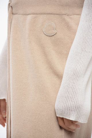 Joggers in Lana con Patch Logo