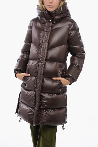 Piumino Tarpuntato Slim Fit con Cappuccio